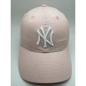 New York Yankees Light Pink Strapback Cap Hat Unisex 47